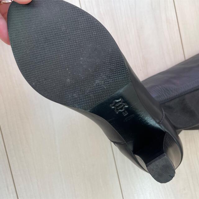 COMME CA DU MODE(コムサデモード)のコムサデモード　23.5cmロングブーツ 黒 レディースの靴/シューズ(ブーツ)の商品写真