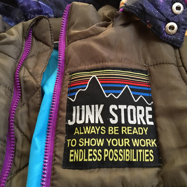 JUNK STORE(ジャンクストアー)のジャンクストア♡中綿ジャケット♡120 キッズ/ベビー/マタニティのキッズ服男の子用(90cm~)(ジャケット/上着)の商品写真