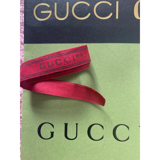 Gucci(グッチ)のGUCCI ショッパー＆リボン　100周年限定 レディースのバッグ(ショップ袋)の商品写真