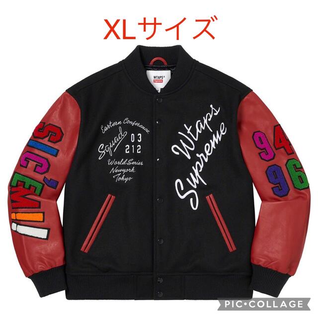 supreme × wtaps varsity jacket XL