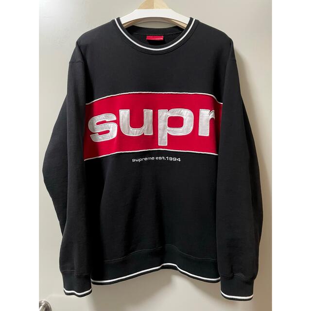 Supreme piping crewneck L