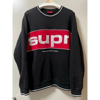 シュプリーム(Supreme)のsupreme piping crewneck シュプリーム Lサイズ(スウェット)