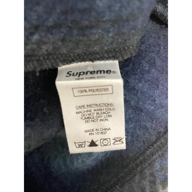 Supreme Shadow Plaid Fleece Shirt Blue L