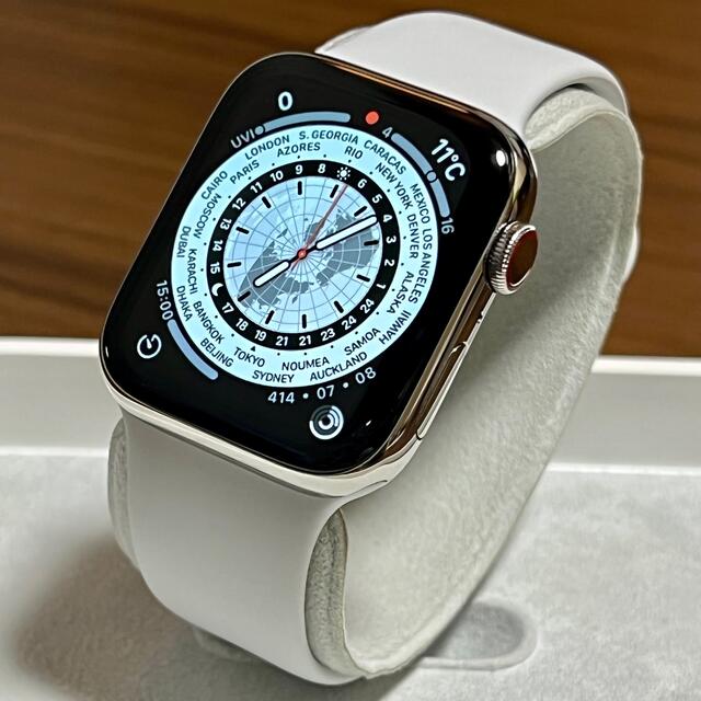 超美品 Apple Watch series5 44mm GPS シルバー
