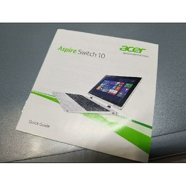 ACER SWITCH 10 Windows 10 タブレット/PC