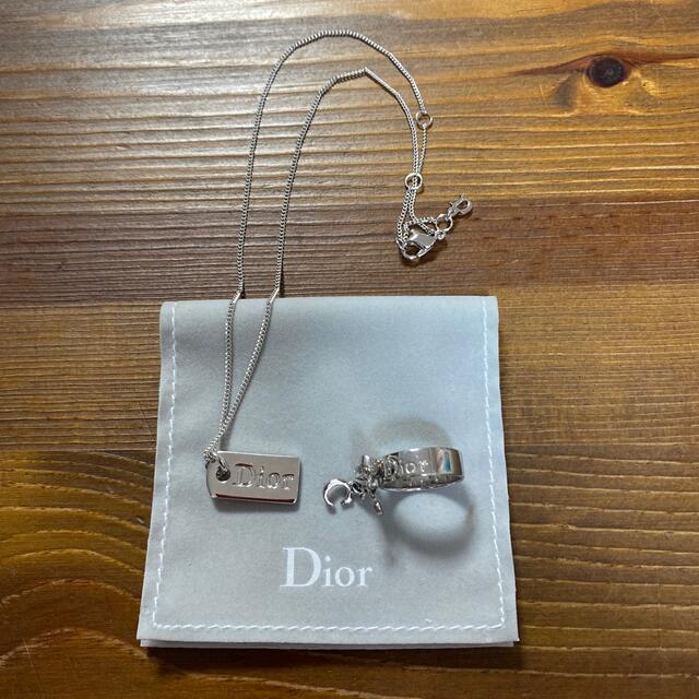 Dior(ディオール)のDior     ネックレスとリング2セット  専用 レディースのアクセサリー(リング(指輪))の商品写真