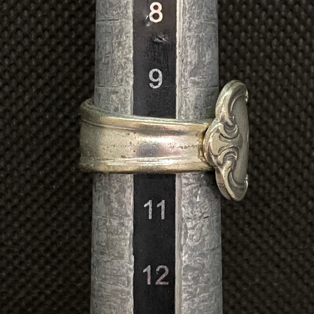 アンティーク リング スプーンリング 10号 調可 花 アルファベット 2649 メンズのアクセサリー(リング(指輪))の商品写真