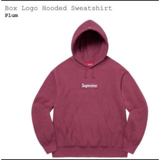 シュプリーム(Supreme)のSupreme box logo Hooded Sweatshirt plum(パーカー)