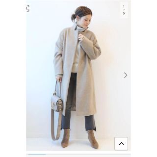 美品　Deuxieme Classe victorianチェスターコート