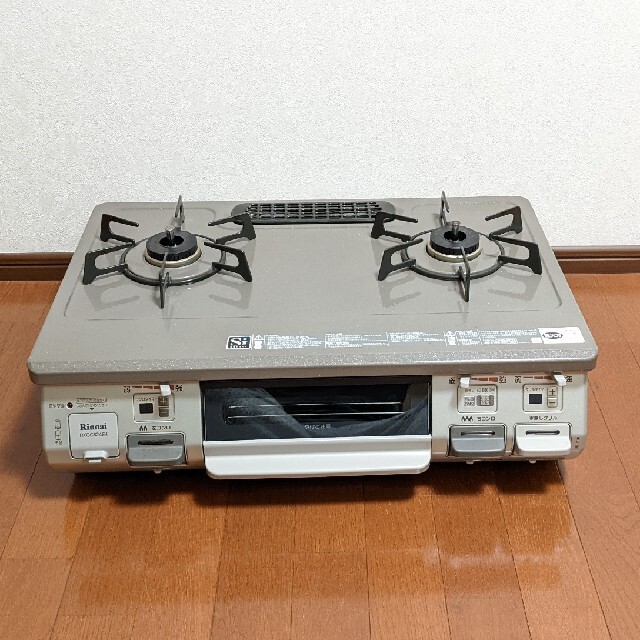 an様専用 都市ガス 2口ガスコンログリル付 Rinnai RKGC624E4 【今日の