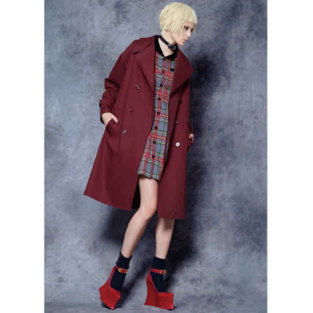 PAMEO POSE BIG LAPEL TRENCH COAT パメオポーズ 【限定特価】 www