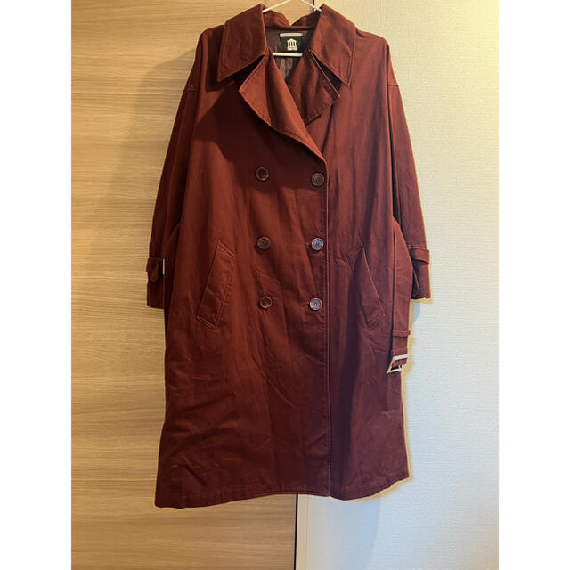 PAMEO POSE BIG LAPEL TRENCH COAT パメオポーズ