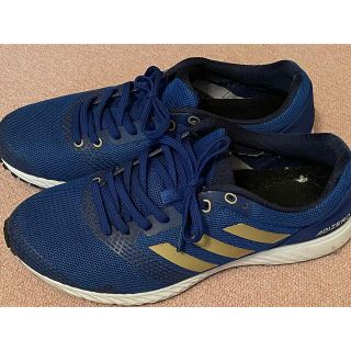 【比較的綺麗な中古】adidas アディゼロ　ランニングスニーカー　27㎝(スニーカー)