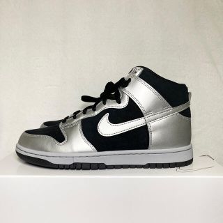 NIKE DUNK HIGH ナイキ ダンク ハイ カスタム シルバー/ブラック