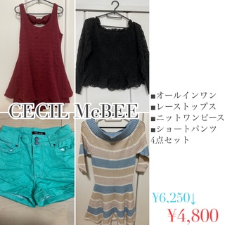 CECIL McBEE - CECIL McBEE まとめ売り 4点セットの通販｜ラクマ