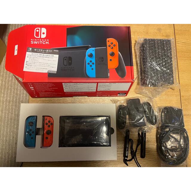 美品★ニンテンドースイッチ本体 付属品完備★バッテリー駆動が長くなったタイプ家庭用ゲーム機本体