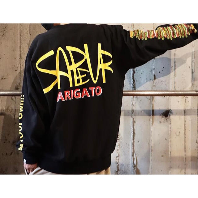 SAPEUR サプール HAMBURGER ハンバーガー CREW NECK