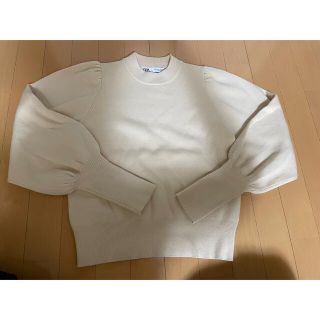 ザラ(ZARA)のZARA バルーンスリーブニット　sサイズ(ニット/セーター)