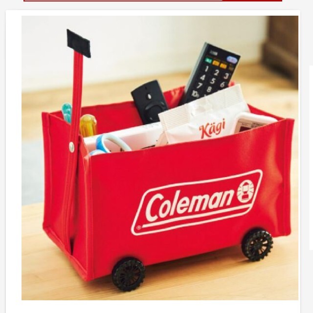 Coleman(コールマン)のコールマンのミニチュア収納ワゴン インテリア/住まい/日用品のインテリア小物(小物入れ)の商品写真