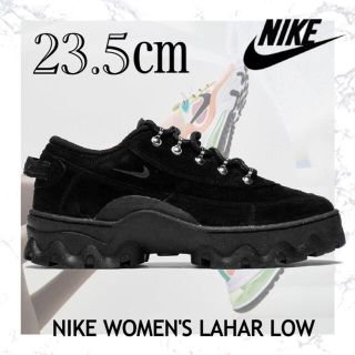 ナイキ(NIKE)の【新品】23.5㎝　NIKE WMNS LAHAR LOW ラハール　ブラック(スニーカー)