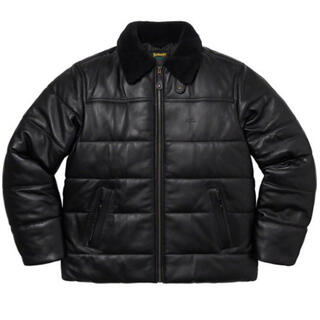 シュプリーム(Supreme)のSupreme®/Schott® Leather Puffy Jacket XL(レザージャケット)