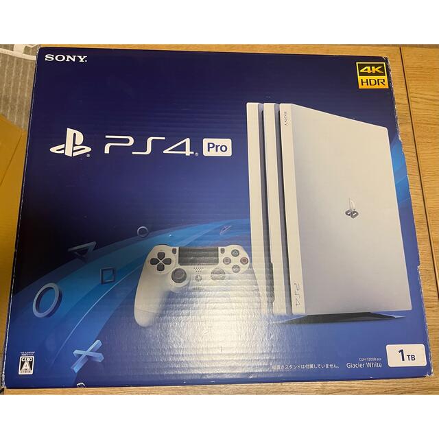 美品★PS4 pro グレイシャーホワイト