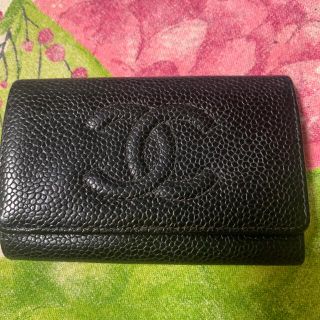 シャネル(CHANEL)のシャネル CHANEL キーケース　キャビアスキン (キーホルダー)