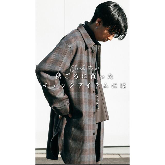 uru 19aw チェックジャケット