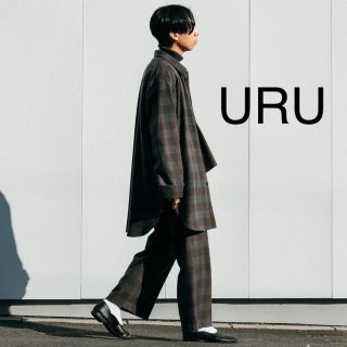 サンシー(SUNSEA)の【URU】ウル WOOL CHECK ジャケット サイズ1 (シャツ)