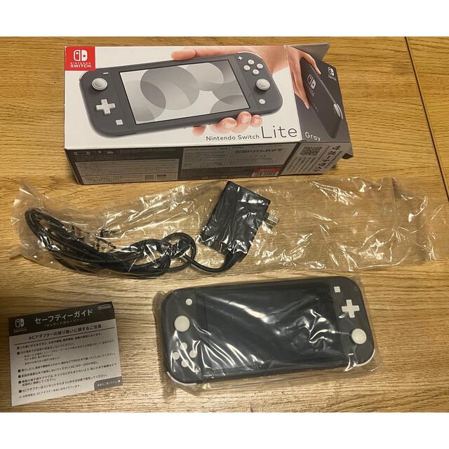 美品★ニンテンドースイッチライト　グレー