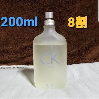 シーケーカルバンクライン(ck Calvin Klein)のCalvin Klein 香水　ck one 200ml  　中古(ユニセックス)