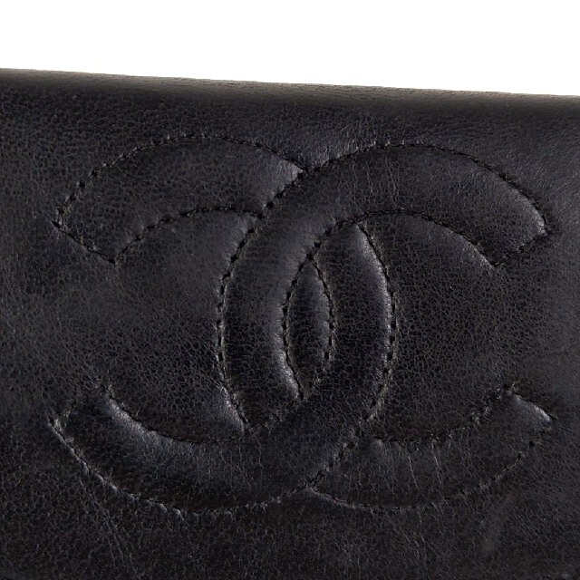 CHANEL(シャネル)のCHANEL　chanel　シャネル　レザー　ココマーク　コインケース　小銭入れ レディースのファッション小物(コインケース)の商品写真