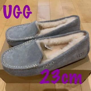 アグ(UGG)の新品　UGG アンスレー モカシン　ライトグレー(スリッポン/モカシン)