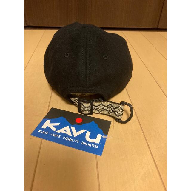 KAVU(カブー)のKAVU ベースボールキャップ ウール 黒 カブー 新品 正規品 フリー メンズの帽子(キャップ)の商品写真