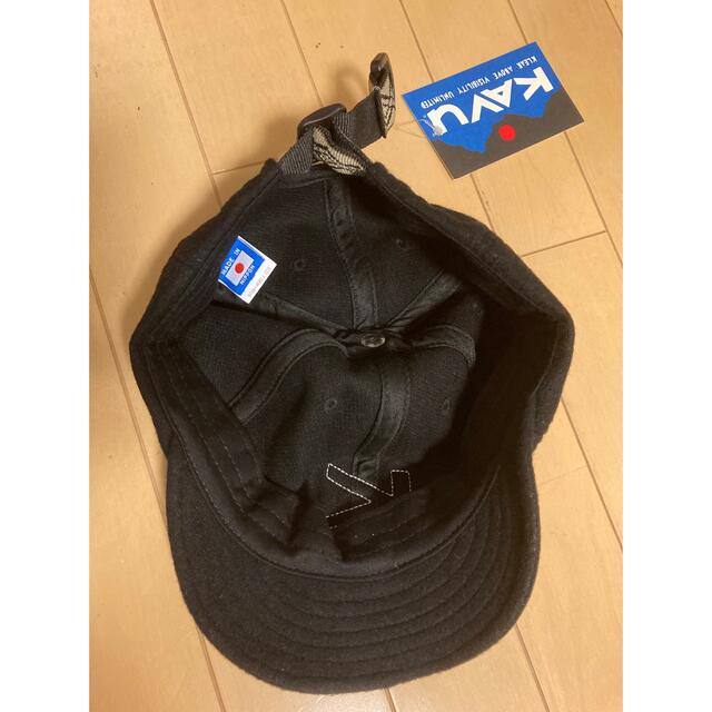 KAVU(カブー)のKAVU ベースボールキャップ ウール 黒 カブー 新品 正規品 フリー メンズの帽子(キャップ)の商品写真