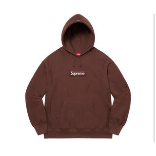 シュプリーム(Supreme)のsupreme Box Logo Hooded Sweatshirt brown(パーカー)