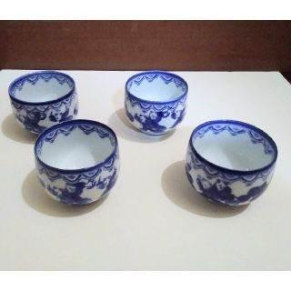 【夏休みSALE】鍋島焼 湯呑み 4個セット(食器)