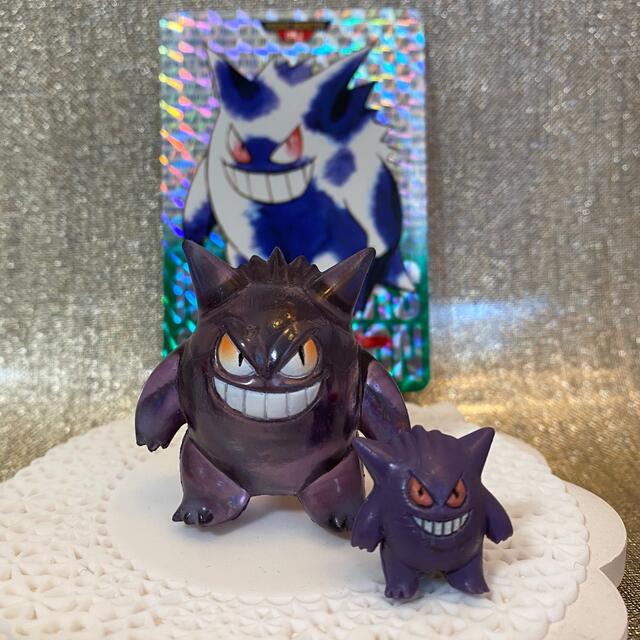 Takara Tomy - 初期ポケモンフィギュア ミニゲンガーとゲンガー Takara Tomy - 初期ポケモンフィギュア ミニゲンガーとゲンガー