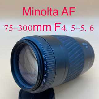 コニカミノルタ(KONICA MINOLTA)のMINOLTA ミノルタAF ZOOM 75-300mm F4.5-5.6(レンズ(ズーム))