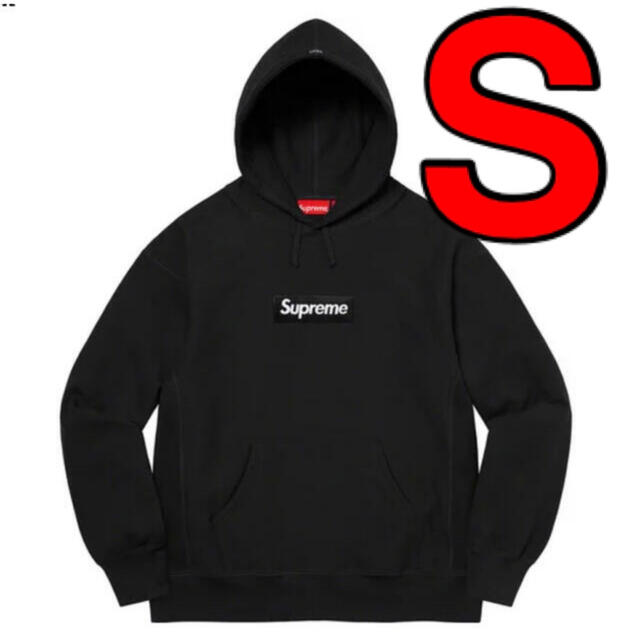 supreme Box Logo Hooded Sweatshirt black