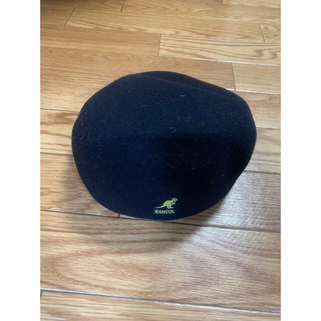【激安】KANGOL ハンチング　K0875FA Mサイズ　黒 メンズの帽子(ハンチング/ベレー帽)の商品写真