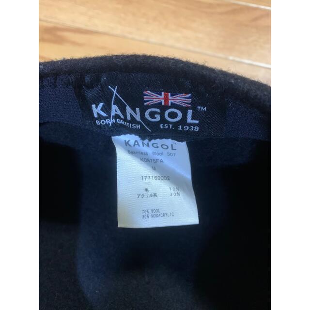【激安】KANGOL ハンチング　K0875FA Mサイズ　黒 メンズの帽子(ハンチング/ベレー帽)の商品写真
