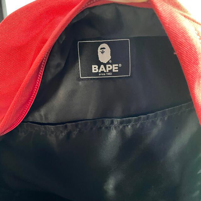 BAPE Panda Day Pack Red