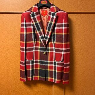 ヴィヴィアンウエストウッド(Vivienne Westwood)のヴィヴィアン　チェック　ジャケット　(スーツ)