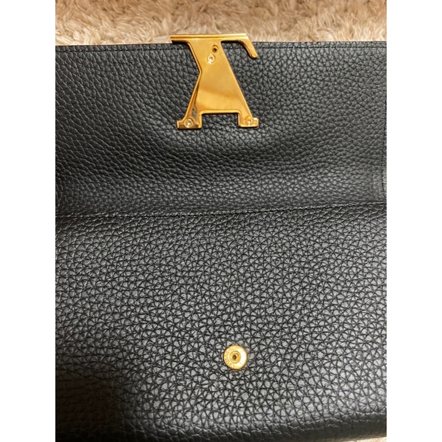 LOUIS VUITTON(ルイヴィトン)の【新品】ルイヴィトン カプシーヌ　長財布　ブラック・ピンク レディースのファッション小物(財布)の商品写真