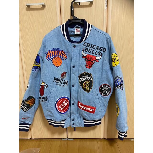 Supreme - supreme NIKE NBA デニムジャケットの通販 by はかせ's shop