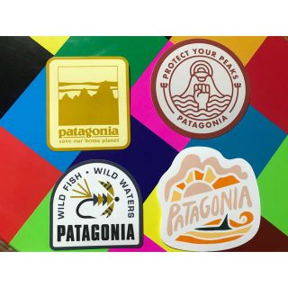 パタゴニア(patagonia)の★補強あり発送★新品未使用　パタゴニア　ステッカー4枚セット(その他)