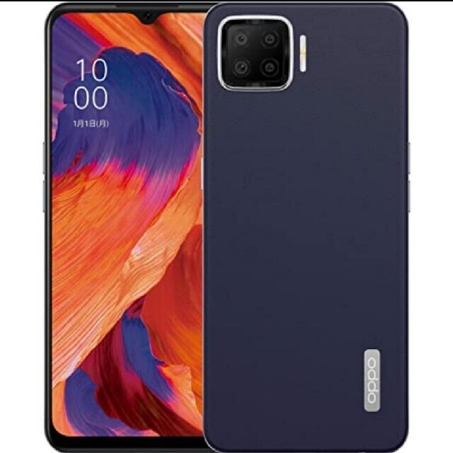 有カラーOPPO A73 SIMフリー CPH2099 ネイビーブルー