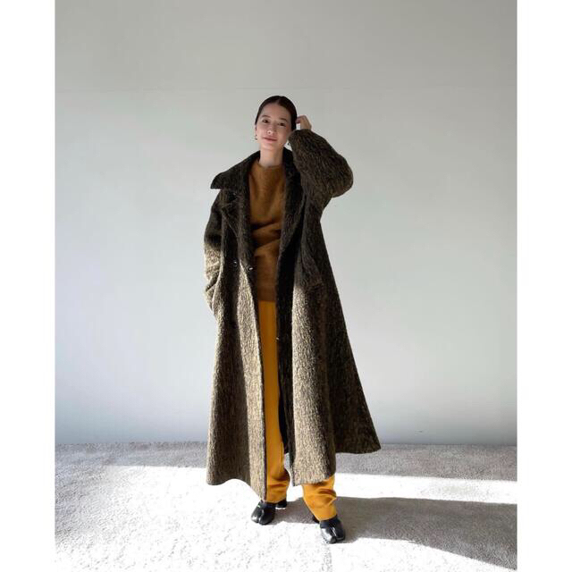 クラネ正規品！！新品紙タグ付き★日本製！MIX SHAGGY LADY COAT レディースのジャケット/アウター(ロングコート)の商品写真