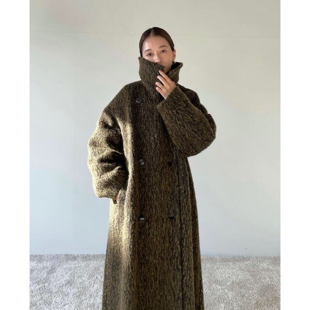 クラネ正規品！！新品紙タグ付き★日本製！MIX SHAGGY LADY COAT レディースのジャケット/アウター(ロングコート)の商品写真